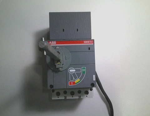 ABB S3H-D CIRCUIT BREAKER SACE S3 3POLE 225A 480VAC 500VDC W AUX