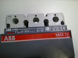 ABB SACE S3 S3H-D S3HD-3P-225 3 Pole 225 Amp Circuit Breaker Auxiliary S3H