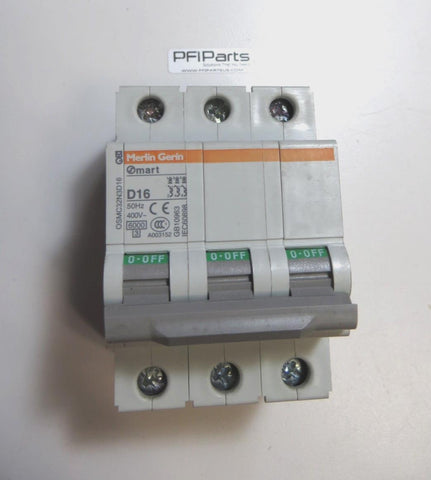 Merlin Gerin OSMC32N3D16 (D16),Circuit Breaker Smart Miniature Series 400V 50Hz