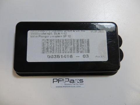 Valve Plunger complete SP12 (plastic)(6ps/box) 00351498-03