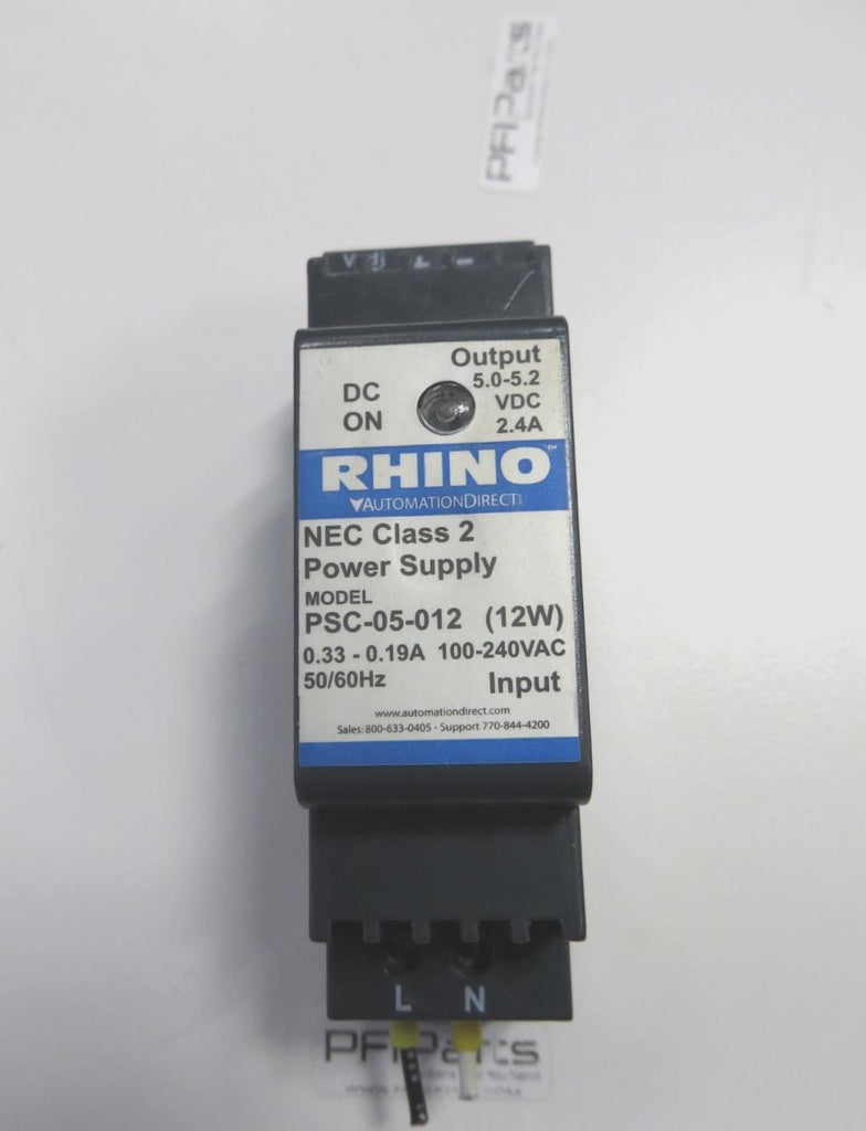 RHINO PSC-05-012 POWER SUPPLY - 5VDC 2.4A