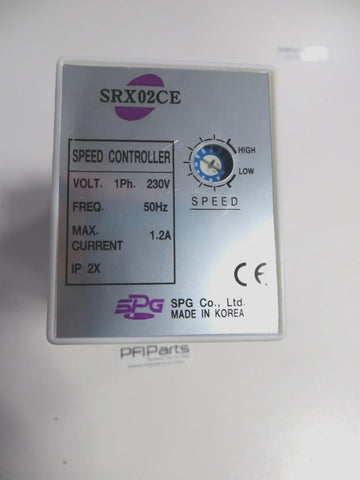 SPG SRX02CE Motor Speed Controller Speed Controller 230V 50Hz 1.2A