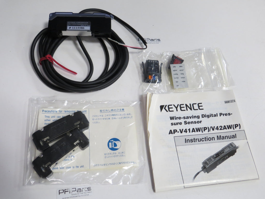 Keyence AP-V42AW Digital Pressure Sensor, Amplifier Unit, Expansion Unit.