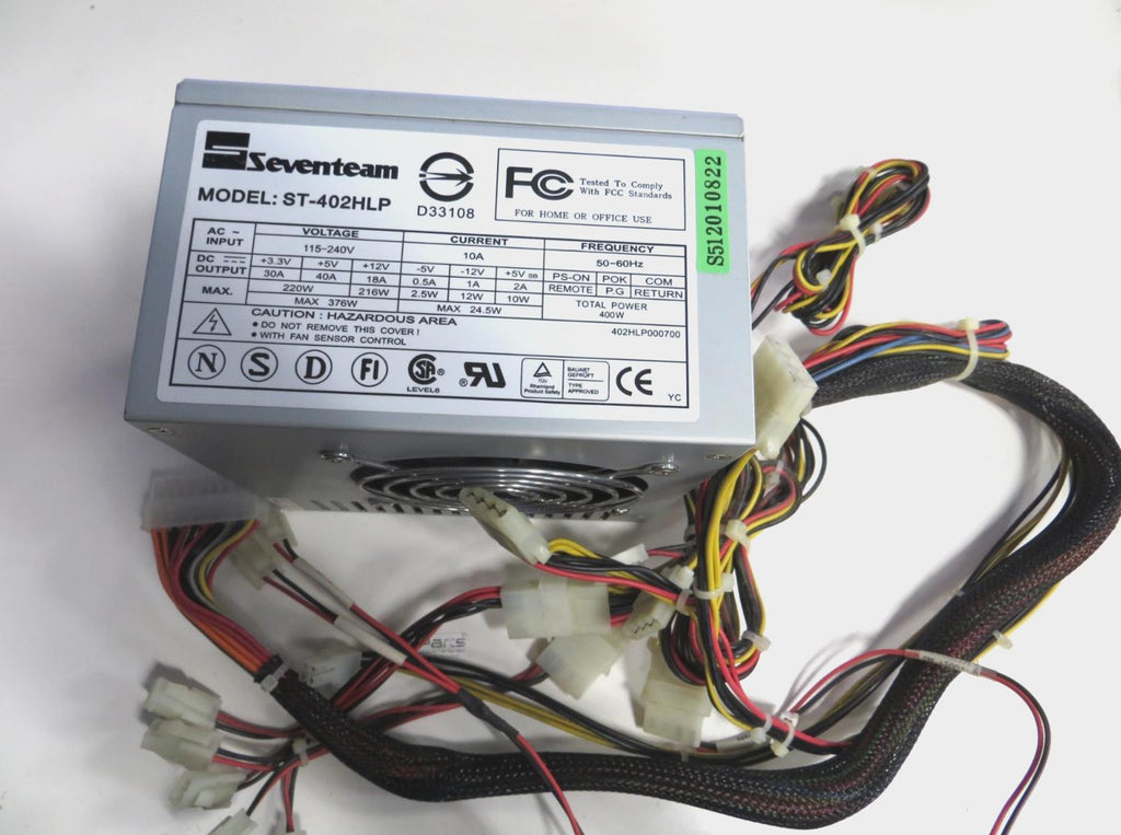 Seventeam ST-402HLP 400W ATX Server Power Supply
