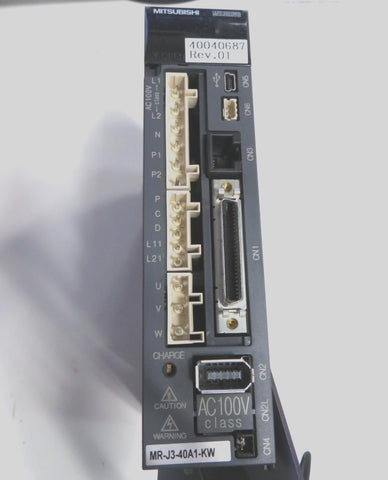 JUKI MTS SERVO DRIVER 40040687  MR-J3-40A1-KW