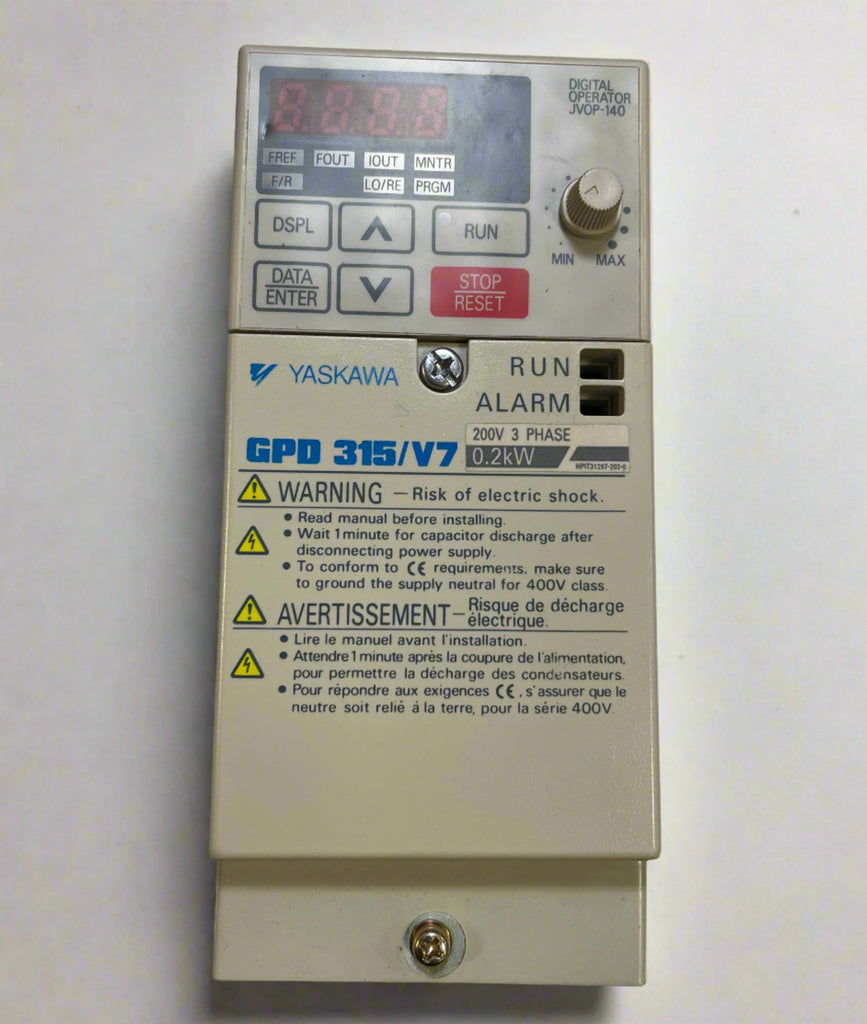 Yaskawa CIMR-V7AM20P2 Variable Speed Drive GPD 315/V7