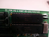 PCCOM PCI BUS 2 PORT RS /232/422/485 ISOLATOR CARD