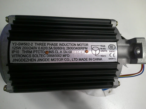 Vitronics soltec Y2-GW562-2 Three Phase induction Motor 125w 200/240V