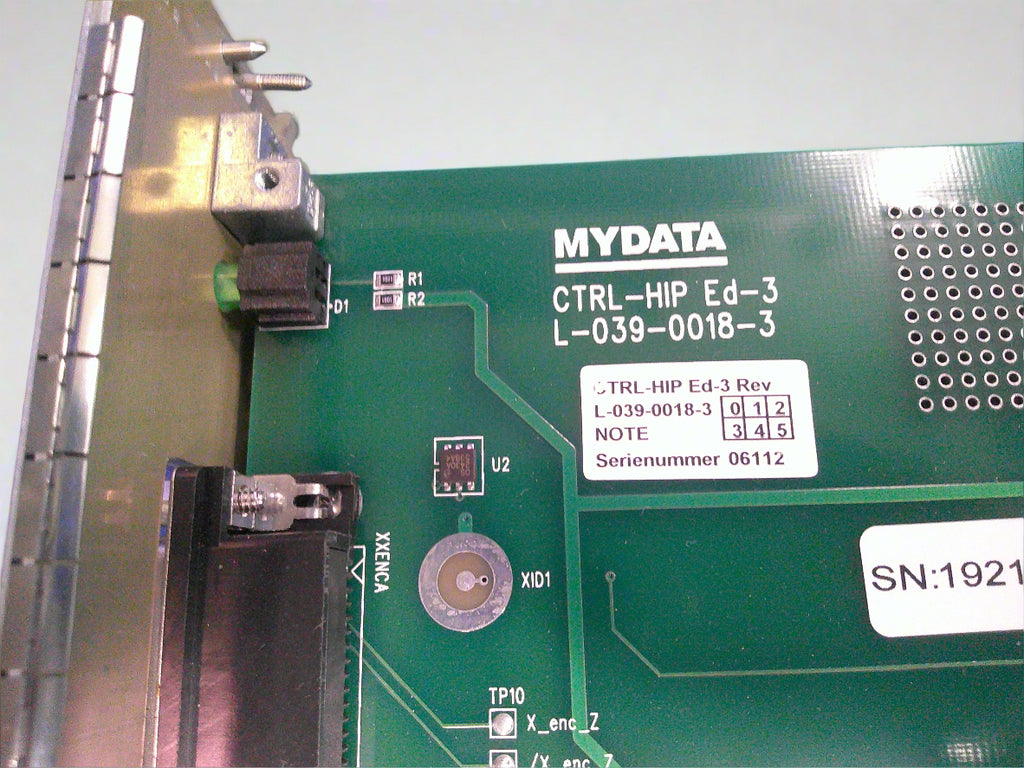 Mydata MY500  Board L-039-0018-3 CTRL-HIP Ed 3