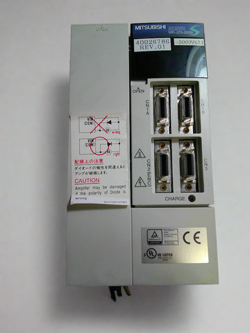 Mitsubishi Melservo 40026786 Rev 01 MR-J2S-200B-S009V613