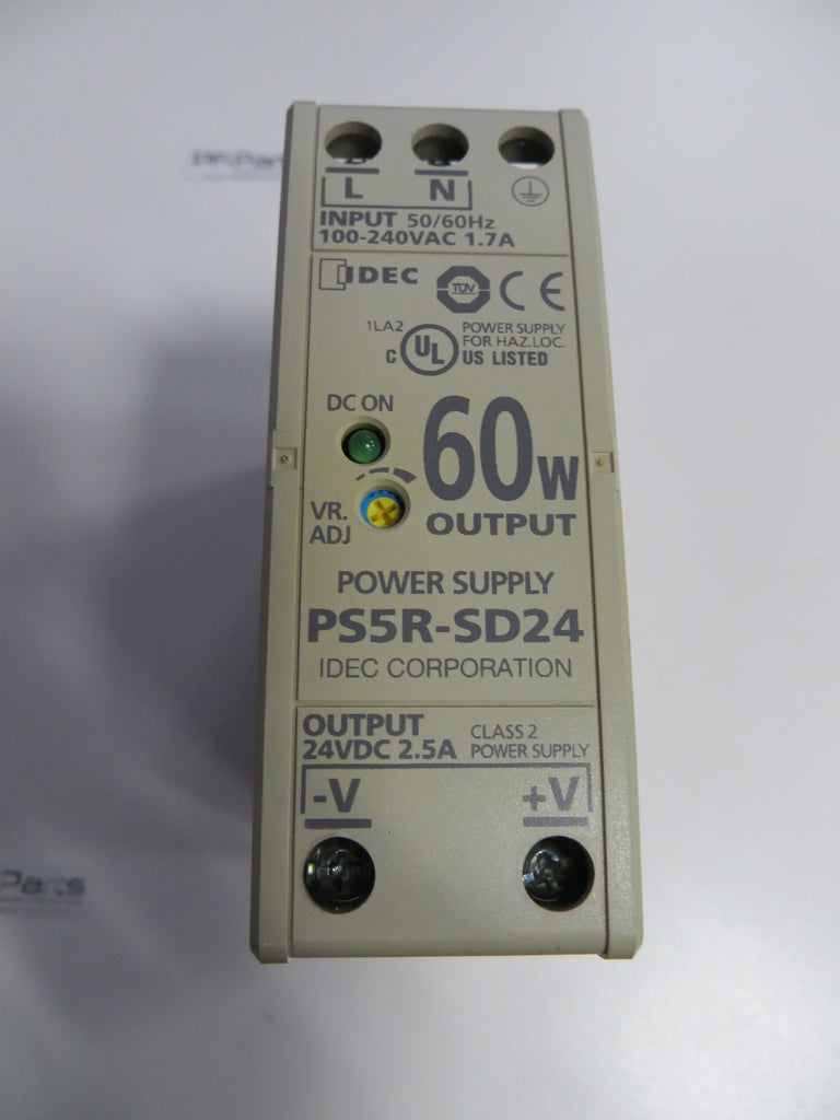 IDEC PS5R-SE24 POWER SUPPLY Output 24VDC 3.75A 90W - PFIParts