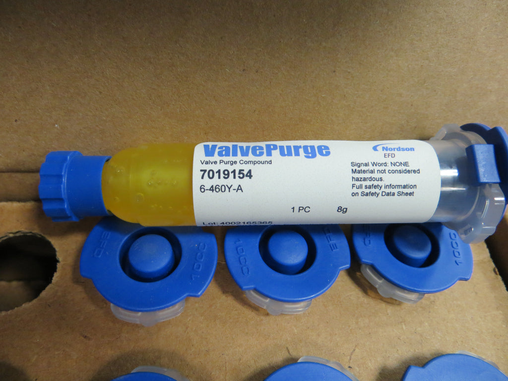 Nordson EFD Valve Purge (Yellow, 8g/10cc capacity) 7019154