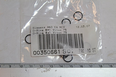 Siemens 00350661-01 O-Ring 8x1 Viton 75