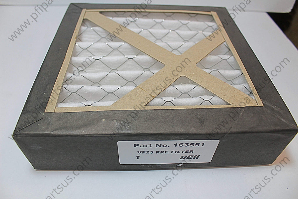 DEK 163551 VF25 Pre Filter - Filter from [store] by DEK - DEK, Filter, Spare Parts, VF25