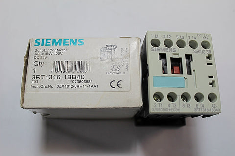 Siemens 00341209S01 Control Relay  3RT1316-1BB40