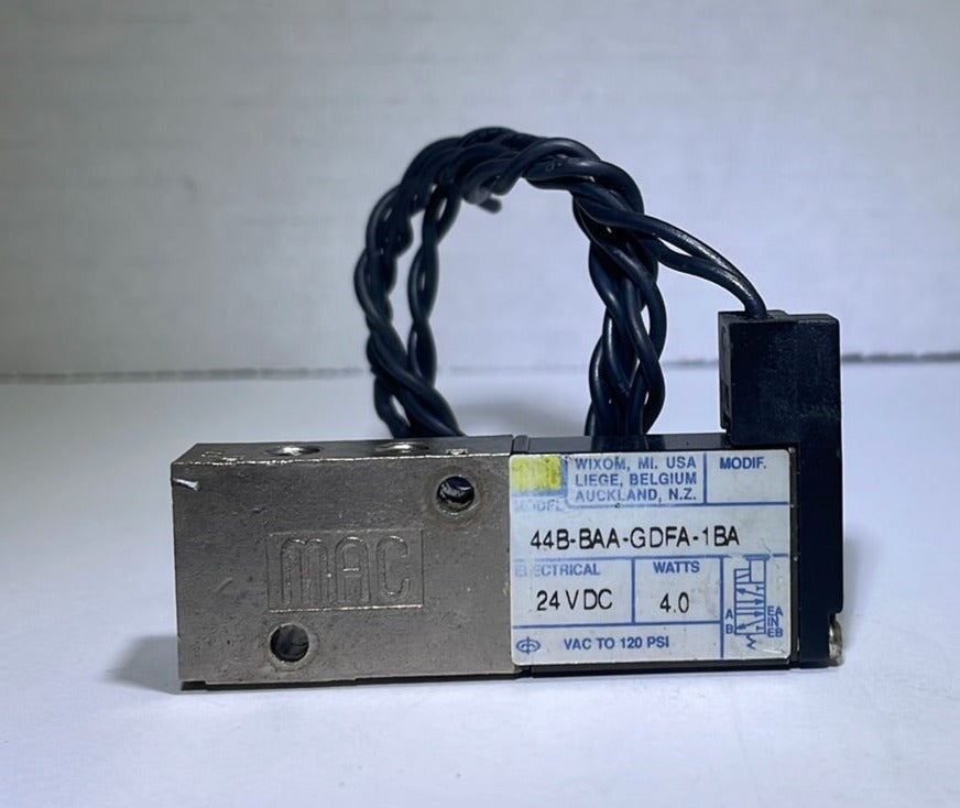 MAC VALVES  - 44B-BAA-GDFA-1BA - Air Solenoid